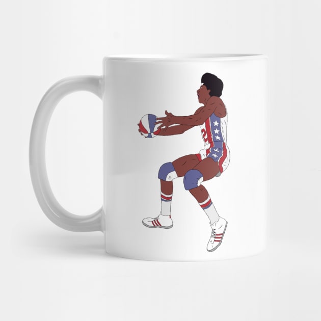 Julius Erving Layup by rattraptees